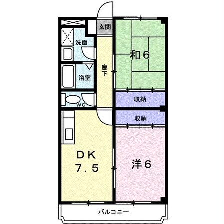 メモリー近藤の物件間取画像